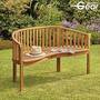 Garden Gear Acacia 3-Person Banana Bench