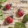 Garden Gear Set of 3 Metal Ladybirds