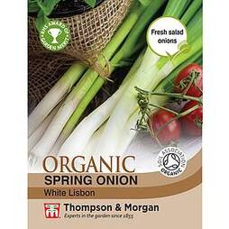 Spring Onion 'White Lisbon' - Organic Seeds