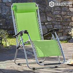 Garden Gear Zero Gravity Chair - Apple Green