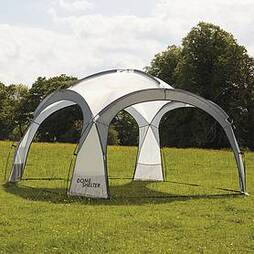 Garden Gear 3.9m Dome Event Shelter with Two Sunshade Walls