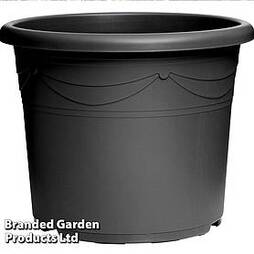 Sandra Graphite Grey Decorative Pot